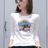 Casual μπλούζα με στρογγυλή λαιμόκοψη και στάμπα