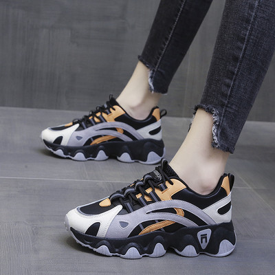 Casual γυναικεία sneakers με τραχιά σόλα σε δύο μοντέλα