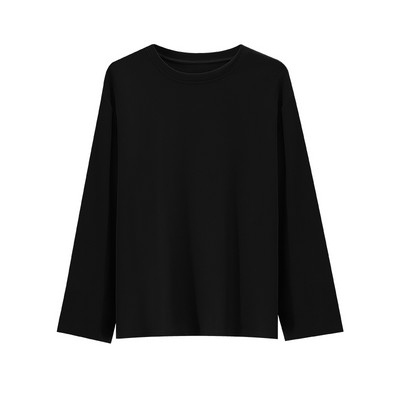 Βαμβακερή φαρδιά μπλούζα απλό μοντέλο - πολλά χρώματα