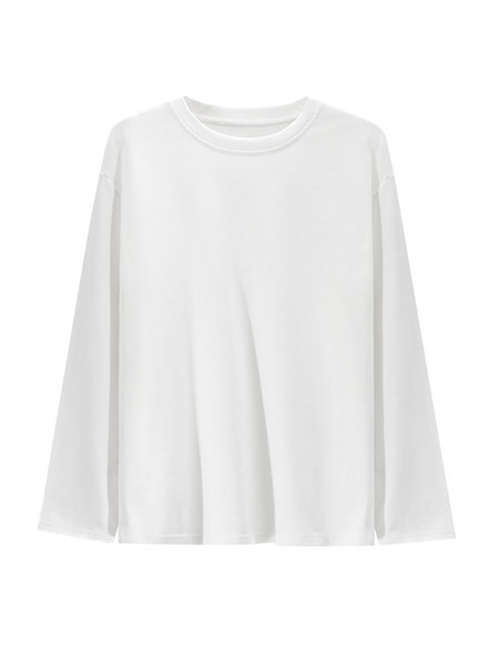 Βαμβακερή φαρδιά μπλούζα απλό μοντέλο - πολλά χρώματα