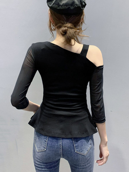 Moderna ženska bluza s kamenčićima i 7/8 rukavima