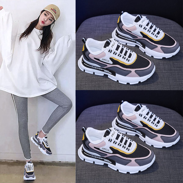 Γυναικεία αθλητικά παπούτσια με κορδόνια σε διάφορα χρώματα