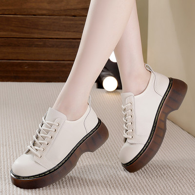 Γυναικεία παπούτσια από οικολογικό δέρμα με κορδόνια σε πολλά χρώματα