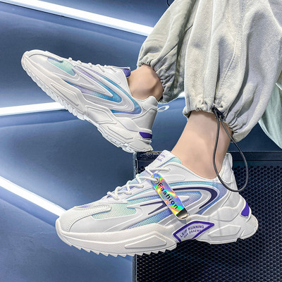 Ανδρικά sneakers άνοιξη-φθινόπωρο με ψηλή σόλα - δύο μοντέλα