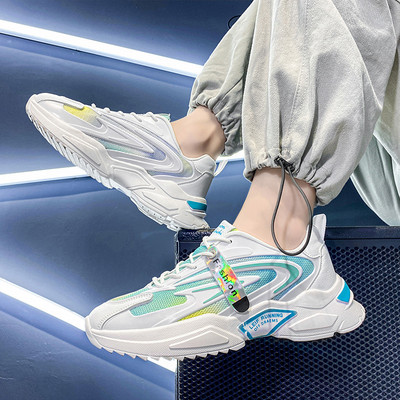 Ανδρικά sneakers άνοιξη-φθινόπωρο με ψηλή σόλα - δύο μοντέλα