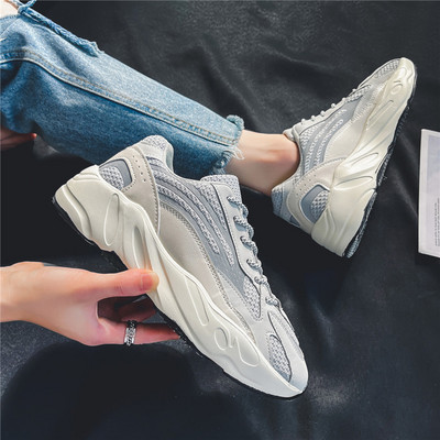 Μοντέρνα ανδρικά πάνινα παπούτσια με τραχιά σόλα - πολλά χρώματα