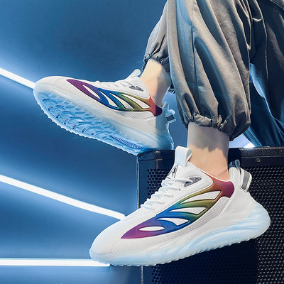 Μοντέρνα ανδρικά πάνινα παπούτσια με τραχιά σόλα - πολλά χρώματα