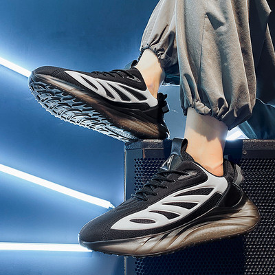 Μοντέρνα ανδρικά πάνινα παπούτσια με τραχιά σόλα - πολλά χρώματα