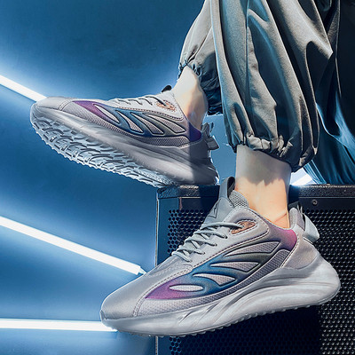 Μοντέρνα ανδρικά πάνινα παπούτσια με τραχιά σόλα - πολλά χρώματα