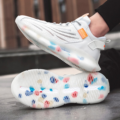 Μοντέρνα ανδρικά πάνινα παπούτσια με τραχιά σόλα - πολλά χρώματα