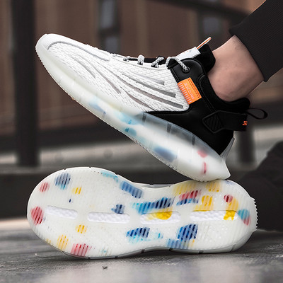 Μοντέρνα ανδρικά πάνινα παπούτσια με τραχιά σόλα - πολλά χρώματα