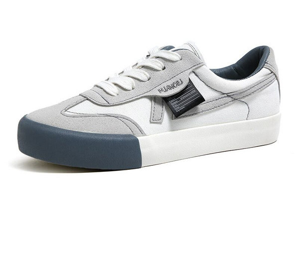 Tenisi dama casual din material textil cu sireturi