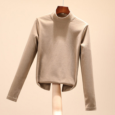 Polo dens de toamnă-iarnă cu o inscripție