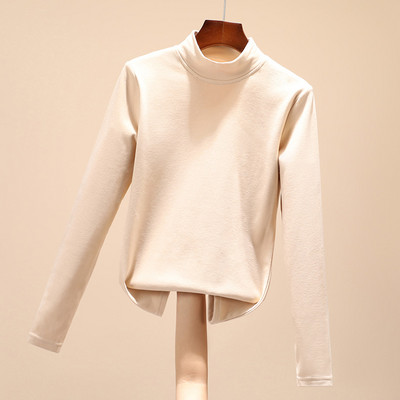 Polo dens de toamnă-iarnă cu o inscripție