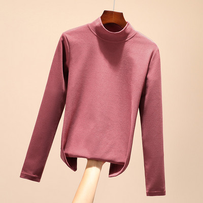 Polo dens de toamnă-iarnă cu o inscripție