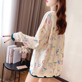 Bluza de dama model larg cu model colorat