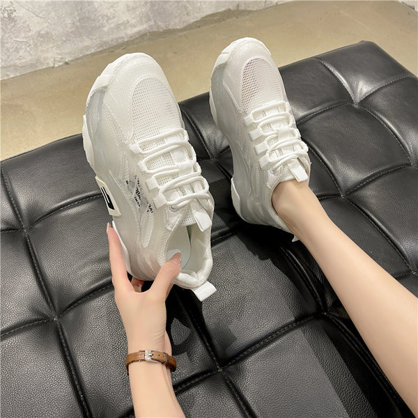 Adidasi de dama cu talpa plata si sireturi din silicon