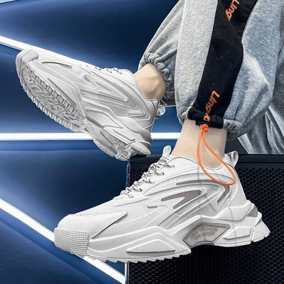 Muške jesenske tenisice s debelim potplatom i mrežastim dijelom