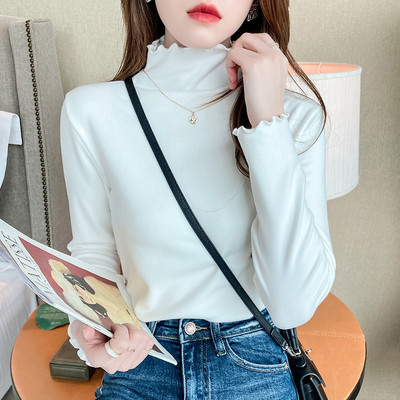 Bluza de dama model nou cu brat lung si guler polo