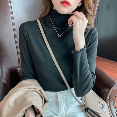 Bluza de dama model nou cu brat lung si guler polo