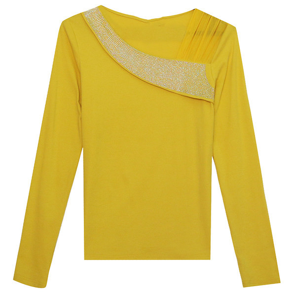 Bluza eleganta model nou cu tul si pietre