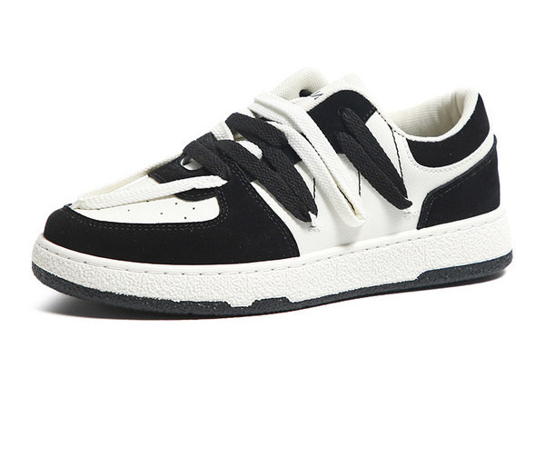 Casual γυναικεία sneakers από ύφασμα με κορδόνια και επίπεδη σόλα