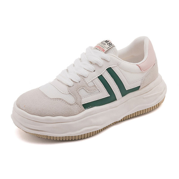 Adidasi casual dama cu margini si talpa plata