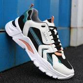 Tenisi casual barbatesti cu sireturi - in trei culori