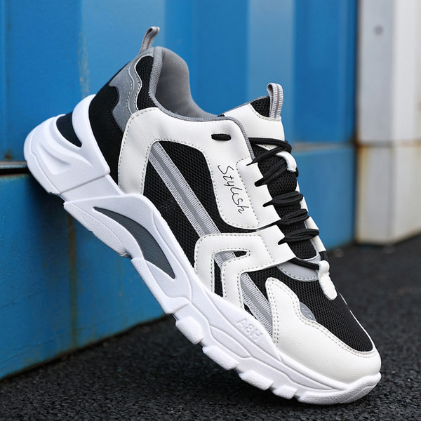 Tenisi casual barbatesti cu sireturi - in trei culori