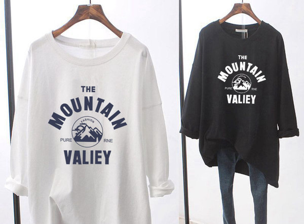 Bluză lată casual de damă cu imprimeu color