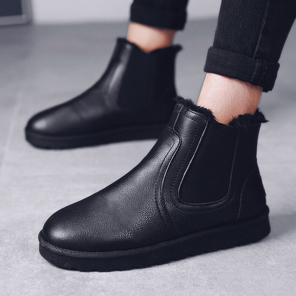 Model nou de ghete barbatesti cu captuseala calda in mai multe culori