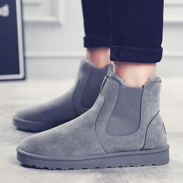 Model nou de ghete barbatesti cu captuseala calda in mai multe culori