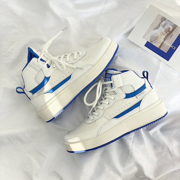 Ženske tenisice sa vezicama i ravnim đonom - dvije boje