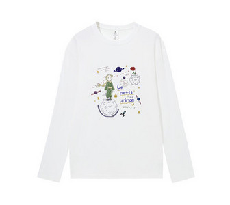 Ležerna proljetno-jesenska bluza s printom u boji