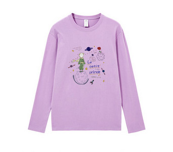 Ležerna proljetno-jesenska bluza s printom u boji