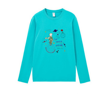 Ležerna proljetno-jesenska bluza s printom u boji