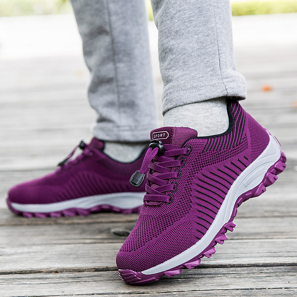 Ženske tekstilne tenisice na vezice - različite boje