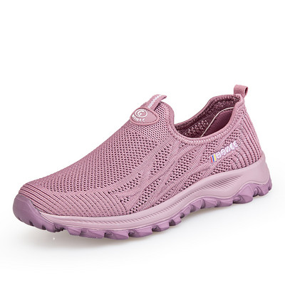 Γυναικεία υφασμάτινα sneakers με επίπεδη σόλα σε πολλά χρώματα