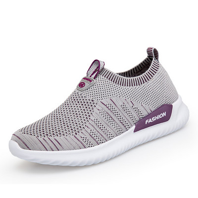Γυναικεία υφασμάτινα sneakers με επίπεδη σόλα σε πολλά χρώματα