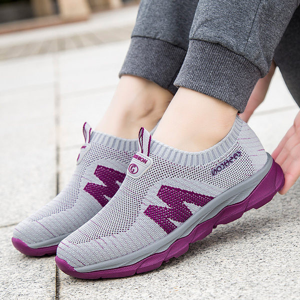 Ženske tekstilne tenisice sa ravnim potplatom u više boja