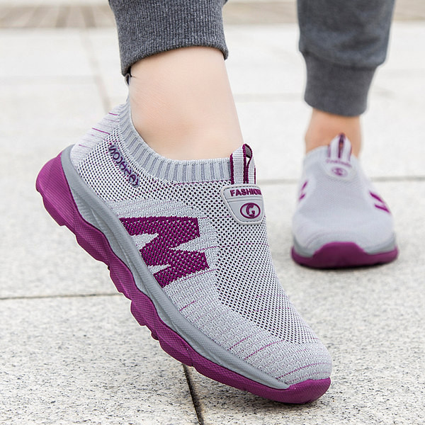 Ženske tekstilne tenisice sa ravnim potplatom u više boja