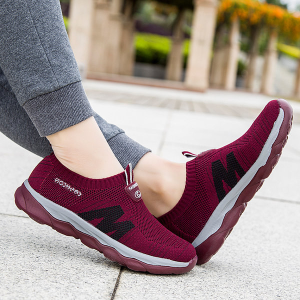 Ženske tekstilne tenisice sa ravnim potplatom u više boja