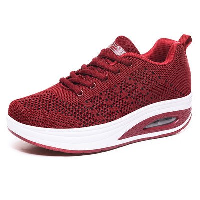 Ženske tekstilne tenisice sa zračnom komorom i vezicama