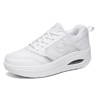 Ženske tekstilne tenisice sa zračnom komorom i vezicama