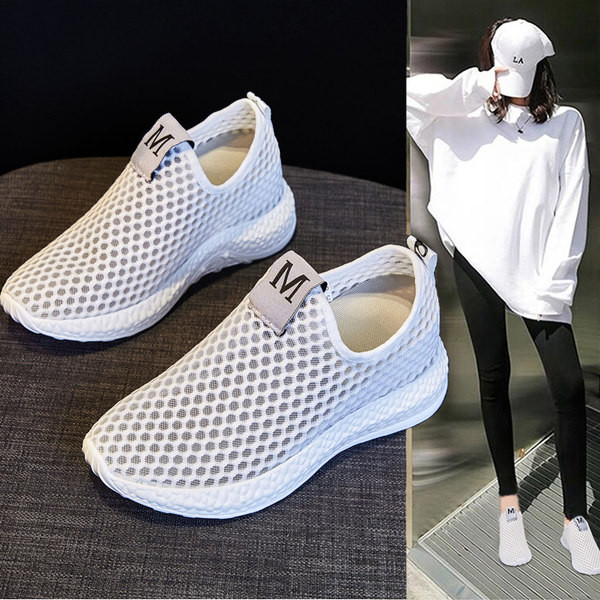 Ženske casual tenisice od mreže s ravnim potplatom