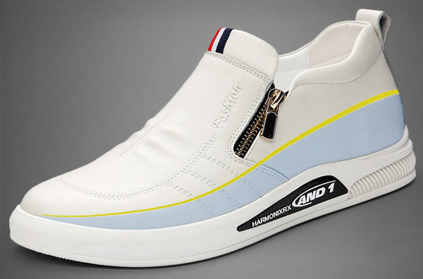 Casual muške cipele sa patentnim zatvaračem - eko koža