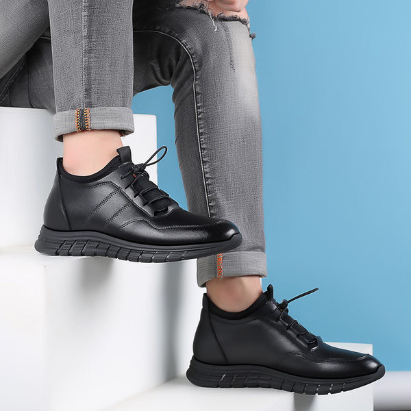 Muške kožne tenisice crne boje