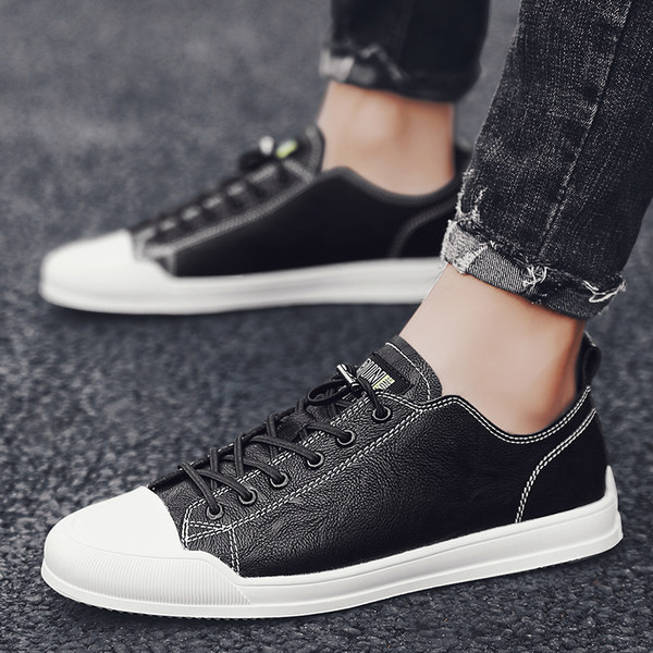 Casual muške tenisice od eko kože - ravni đon