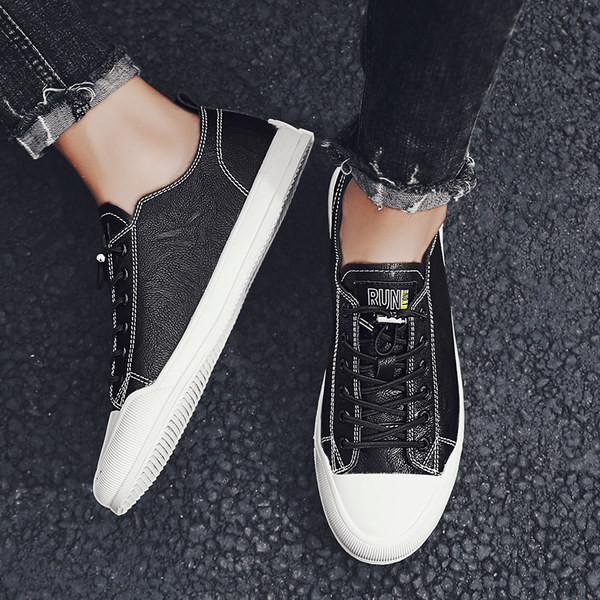 Casual muške tenisice od eko kože - ravni đon