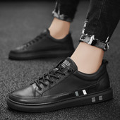 Ανδρικά sneakers από τεχνητό δέρμα για το φθινοπώρου